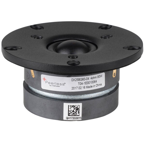 Main product image for Peerless DX25BG60-04 1" Silk Dome Tweeter 4 Ohm 264-1478